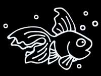 beta fish decal