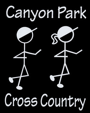 Canyon Park Cross Country Window Decal