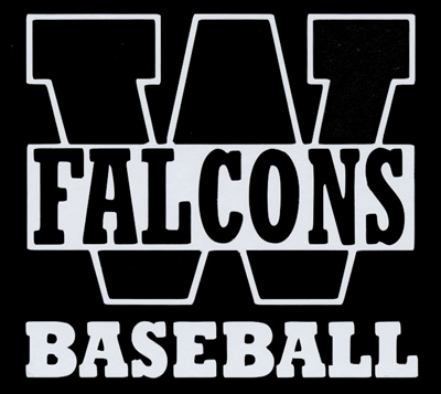 woodinville falcons baseball decal