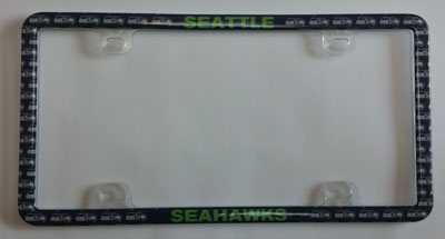Seattle Seahawks license plate